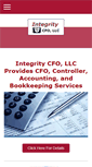 Mobile Screenshot of integritycfo.net